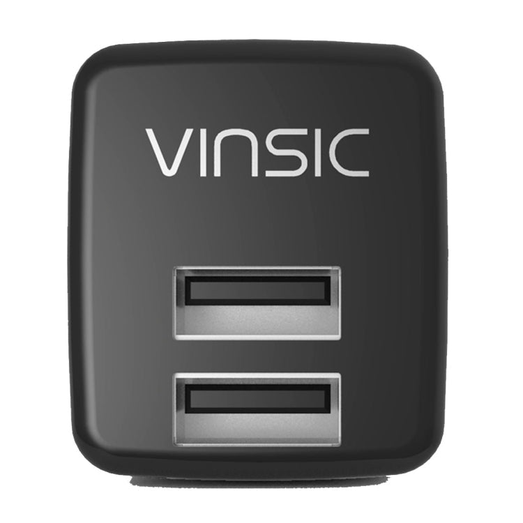 Vinsic 12W 5V 2.4A Output Dual USB Wall Charger USB Charger Adapter – TPU