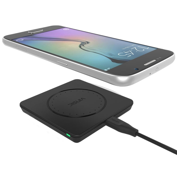 Vinsic 5V 1A Output Qi Standard Portable Wireless Charger Pad, Vinsic – Wireless Charging, TPU