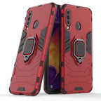PC + TPU Shockproof Protective Case for Galaxy A60, with Magnetic Ring Holder, For Galaxy A60 For Galaxy A60 Red