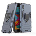 PC + TPU Shockproof Protective Case for Galaxy A2 Core, with Magnetic Ring Holder, For Galaxy A2 Core For Galaxy A2 Core Navy Blue