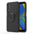 PC + TPU Shockproof Protective Case for Galaxy A70, with Magnetic Ring Holder, For Galaxy A70 For Galaxy A70 Black
