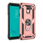 Armor Shockproof TPU + PC Protective Case for Galaxy J6 (2018), with 360 Degree Rotation Holder – Shockproof, TPU, For Galaxy J6 (2018)
