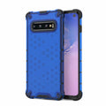 Honeycomb Shockproof PC + TPU Case for Galaxy S10, For Galaxy S10 For Galaxy S10 Blue