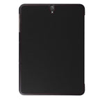 For Galaxy Tab S3 9.7 inch T820 / T825 Custer Texture Horizontal Flip Leather Case with 3-folding Holder, For Galaxy Tab S3 9.7