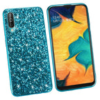 Glittery Powder Shockproof TPU Case for Galaxy A50, Galaxy A50