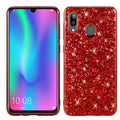 Glittery Powder Shockproof TPU Case for Galaxy A30, For Galaxy A30 For Galaxy A30 Red