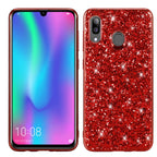 Glittery Powder Shockproof TPU Case for Galaxy A30, For Galaxy A30 For Galaxy A30 Red