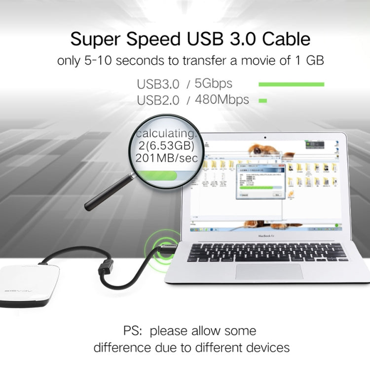 Ugreen 2m USB 3.0 Male to Female Data Sync Super Speed Transmission Extension Cord Cable, Length: 2m – Durable Build, Easy to Use