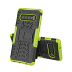 Tire Texture TPU+PC Shockproof Case for Galaxy S10, with Holder, For Galaxy S10