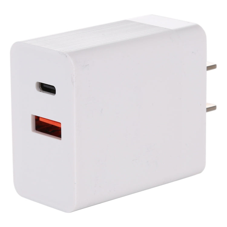 24W PD + QC3.0 Fast Charger Power Adapter Plug Adapter US Plug, 24W US Plug 24W US Plug