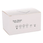 24W PD + QC3.0 Fast Charger Power Adapter Plug Adapter US Plug, 24W US Plug