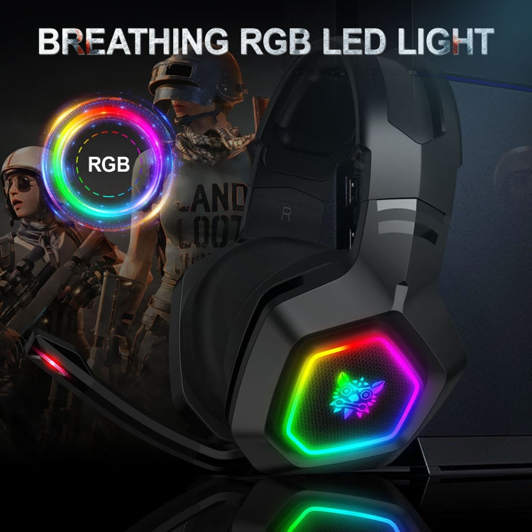 ONIKUMA K10 3.5mm Computer Games Wired Headset with RGB LED Light, K10 – Durable Build, Easy to Use