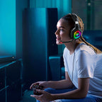 ONIKUMA K10 3.5mm Computer Games Wired Headset with RGB LED Light, K10 – Durable Build, Easy to Use