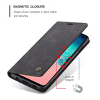 CaseMe-013 Multifunctional Retro Frosted Horizontal Flip Leather Case for Galaxy S10 E, with Card Slot & Holder & Wallet, For Galaxy S10 E
