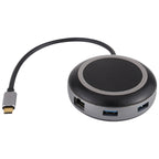 USB-C / Type-C to USB 3.0 x 3 + USB-C / Type-C + HDMI + RJ45 + SD / TF Card Reader Multi-function HUB Adapter – Card Slot