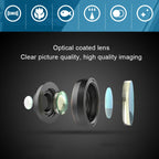 APEXEL Camera Lens – APL-DG6V2 6 in 1 Universal External 2X Telephone+210 Degrees...