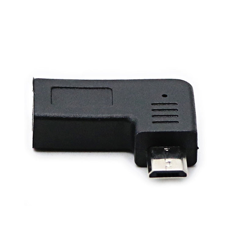 2 PCS USB-C / Type-C Female to Micro USB (Right / Left Angle) Male Elbow Adapter Converter – Durable Build, Easy to Use