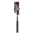 CYKE P9 Universal Stretchable Hidden One-piece Wireless Bluetooth Selfie Stick Black