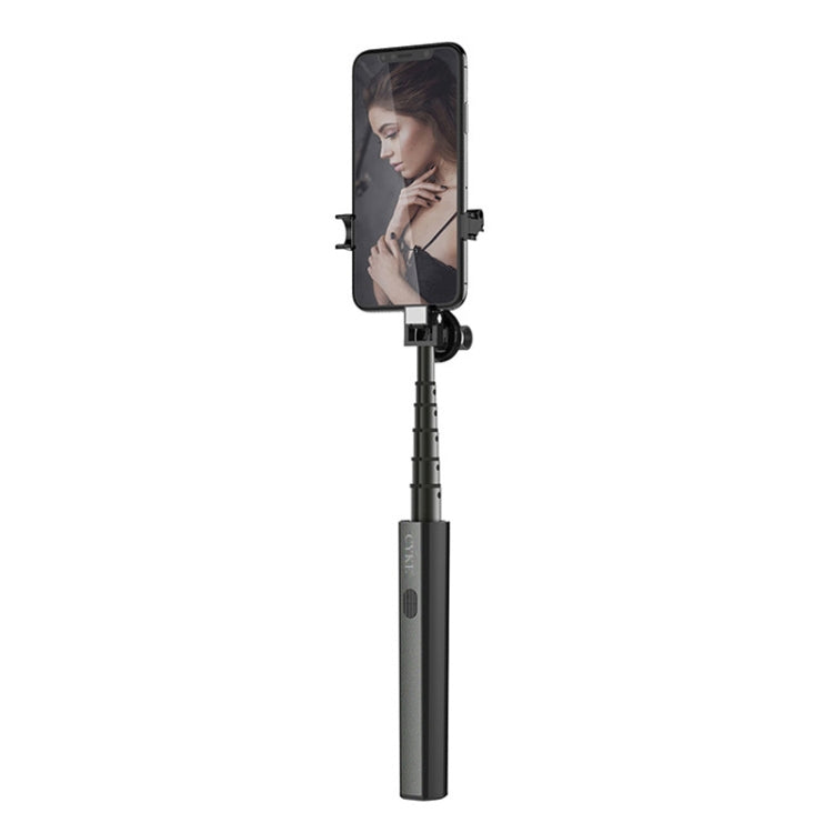 CYKE P9 Universal Stretchable Hidden One-piece Wireless Bluetooth Selfie Stick Black