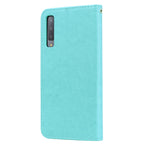 Rose Embossed Horizontal Flip PU Leather Case for Samsung Galaxy A7 (2018) , with Holder & Card Slots & Wallet – Card Slot, Flip, Leather, For Samsung Galaxy A7 (2018)