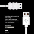 Lenyes LC701 1.5m 2.4A Output USB to Micro USB PVC Data Sync Fast Charging Cable, 1.5m Micro USB – Wear-resistant, Fast Charging, TPU