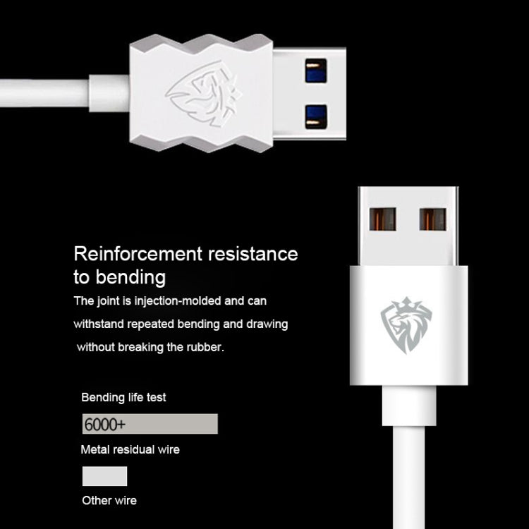 Lenyes LC701 1.5m 2.4A Output USB to Micro USB PVC Data Sync Fast Charging Cable, 1.5m Micro USB – Wear-resistant, Fast Charging, TPU