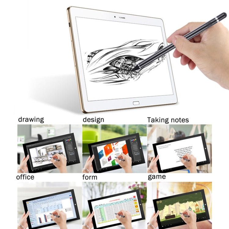 Long Universal Rechargeable Capacitive Touch Screen Stylus Pen with...
