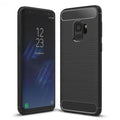 For Galaxy S9 Brushed Carbon Fiber Texture Soft TPU Anti-skip Protective Cover Back Case, For Galaxy S9, For Samsung Galaxy S9 For Galaxy S9 Black