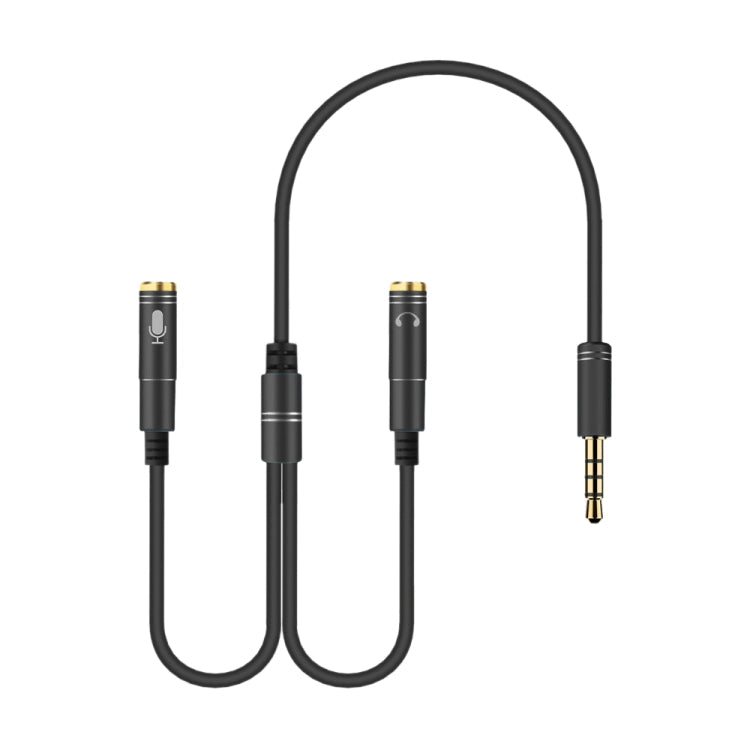 2 in 1 3.5mm Male to Double 3.5mm Female TPE High-elastic Audio Cable...