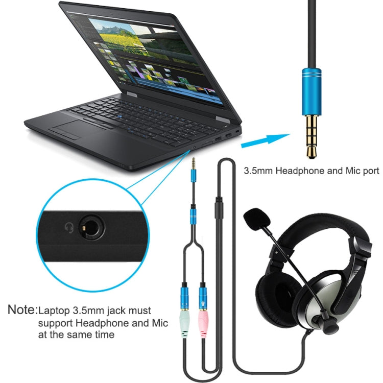 2 in 1 3.5mm Male to Double 3.5mm Female TPE High-elastic Audio Cable...