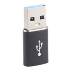 3 PCS USB-C / Type-C Female to USB 3.0 Male Aluminum Alloy Adapter, Support Charging & Transmission Data, USB 3.0 – Aluminum Alloy