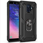 Armor Shockproof TPU + PC Protective Case for Galaxy A6 (2018), with 360 Degree Rotation Holder, For Galaxy A6 (2018) For Galaxy A6 (2018) Black