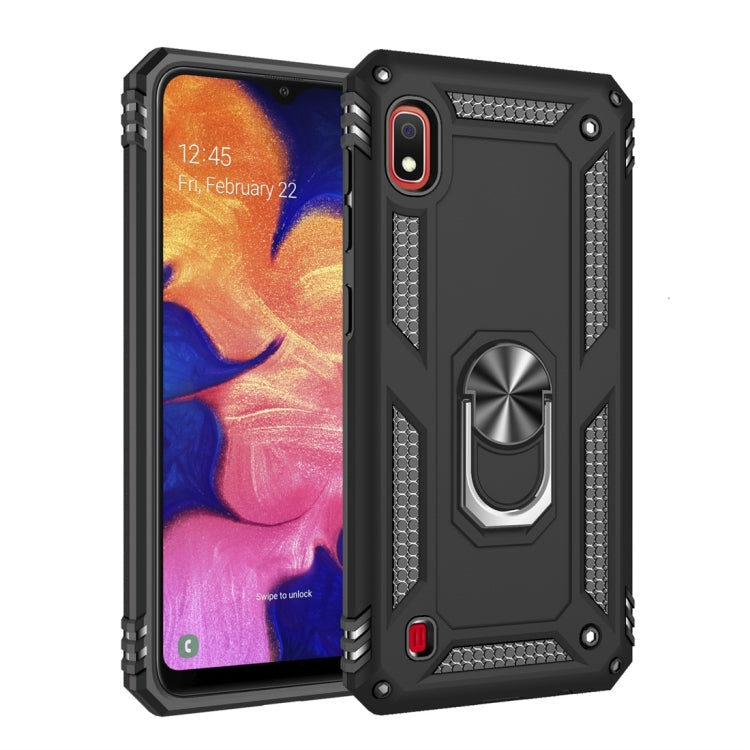 Armor Shockproof TPU + PC Protective Case for Galaxy A10, with 360 Degree Rotation Holder, For Galaxy A10 For Galaxy A10 Black