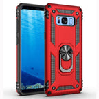 Armor Shockproof TPU + PC Protective Case for Galaxy S8, with 360 Degree Rotation Holder, For Galaxy S8 For Galaxy S8 Red
