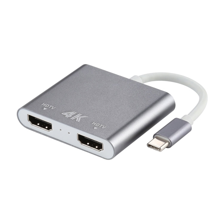 4K Ultra HD Dual HDMI Interface Output to USB-C / Type-C Adapter, 9175B – TPU, 4K 9175B