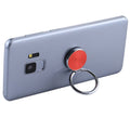 Universal CD Pattern Metal Mobile Phone Ring Holder Red