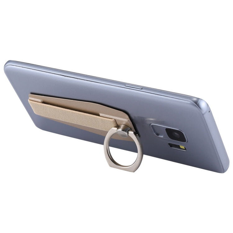 Universal Durable Finger Ring Phone Holder Sling Grip Anti-slip Stand Gold