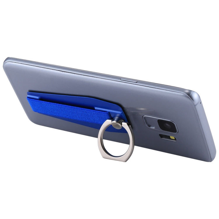 Universal Durable Finger Ring Phone Holder Sling Grip Anti-slip Stand Blue