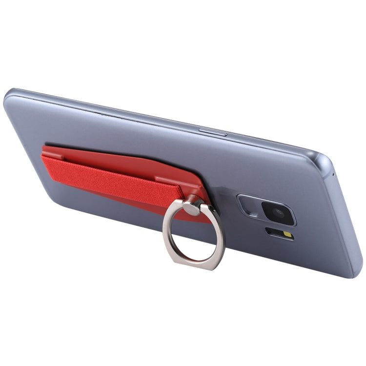Universal Durable Finger Ring Phone Holder Sling Grip Anti-slip Stand Red