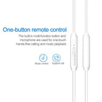 USB-C / Type-C Interface In Ear Wired HiFi Mega Bass Earphone with Mic – Durable Build, Easy to Use
