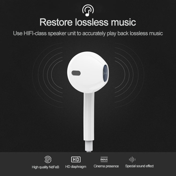 USB-C / Type-C Interface In Ear Wired HiFi Mega Bass Earphone with Mic – Durable Build, Easy to Use