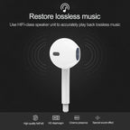 USB-C / Type-C Interface In Ear Wired HiFi Mega Bass Earphone with Mic – Durable Build, Easy to Use