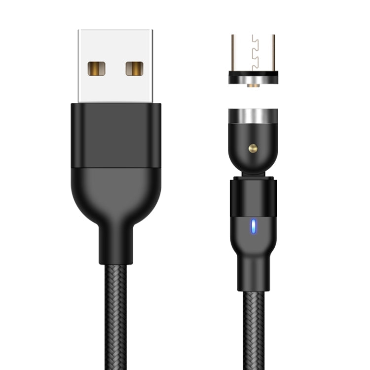 2m 2A Output USB to Micro USB Nylon Braided Rotate Magnetic Charging Cable, 2m Micro USB – Wear-resistant, Magnetic, TPU