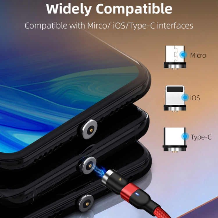 2m 2A Output USB to Micro USB Nylon Braided Rotate Magnetic Charging Cable, 2m Micro USB – Wear-resistant, Magnetic, TPU