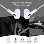 3.5mm Plug In-ear Wired Earphone with Mic, Cable Length: about 1.2m, 3.5mm