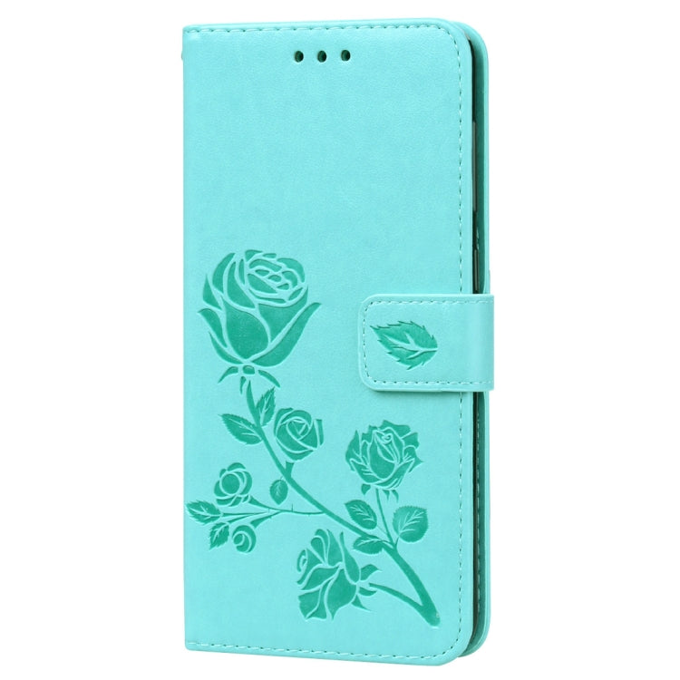 Rose Embossed Horizontal Flip PU Leather Case for Galaxy A50, with Holder & Card Slots & Wallet – Card Slot, Flip, Leather, For Samsung Galaxy A50