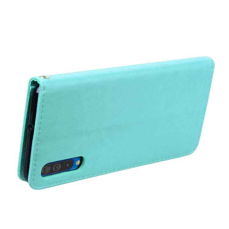 Rose Embossed Horizontal Flip PU Leather Case for Galaxy A50, with Holder & Card Slots & Wallet – Card Slot, Flip, Leather, For Samsung Galaxy A50