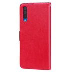 Rose Embossed Horizontal Flip PU Leather Case for Galaxy A50, with Holder & Card Slots & Wallet, For Samsung Galaxy A50