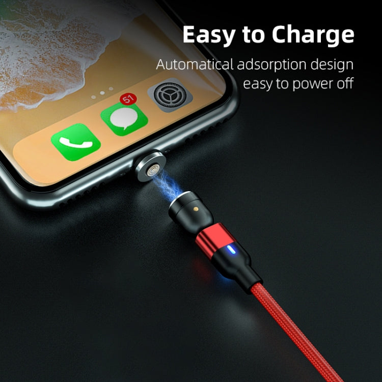 2m 3A Output USB to USB-C / Type-C 540 Degree Rotating Magnetic Data Sync Charging Cable, 2m Type-C – Wear-resistant, Magnetic, Fast Charging