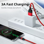 1m 3A Output USB to Micro USB 540 Degree Rotating Magnetic Data Sync Charging Cable, 1m Micro USB – Wear-resistant, Magnetic, Fast Charging